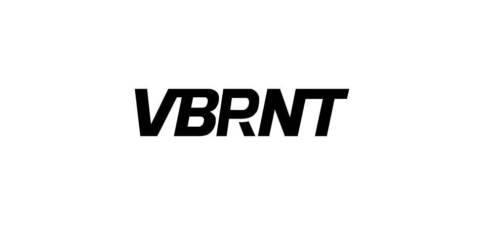 VBRNT logotype on a light background